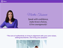 Tablet Screenshot of marthatassinari.com